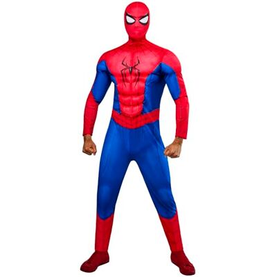 Rubies Fato oficial do Spider-Man Delux para adultos, para homem Rubies Fato oficial do Spider-Man Delux para adultos, para homem