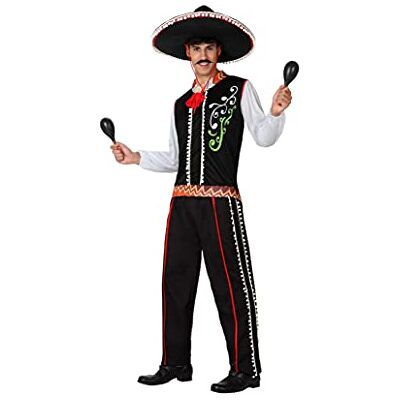 Atosa Disfarce Mariachi homem adulto fato preto Atosa Disfarce Mariachi homem adulto fato preto