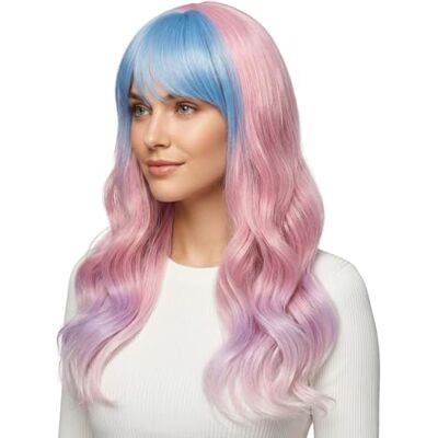 Balinco Peruca de cosplay de alta qualidade, elegante peruca de cabelo comprido para o Carnaval, Halloween e festas temáticas, ideal para disfarces, jogos de encenação e festivais, unissexo e Balinco Peruca de cosplay de alta qualidade, elegante peruca de cabelo comprido para o Carnaval, Halloween e festas temáticas, ideal para disfarces, jogos de encenação e festivais, unissexo e