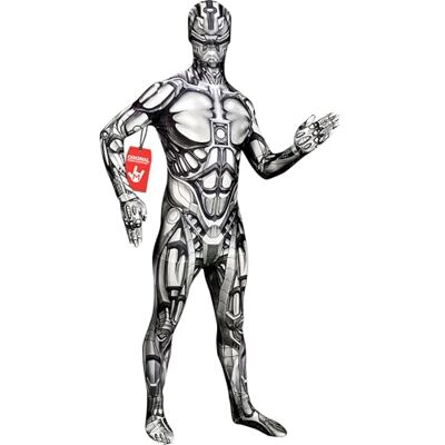 Morphsuits Disfarce para adulto com design zombie, tamanho L () Morphsuits Disfarce para adulto com design zombie, tamanho L ()