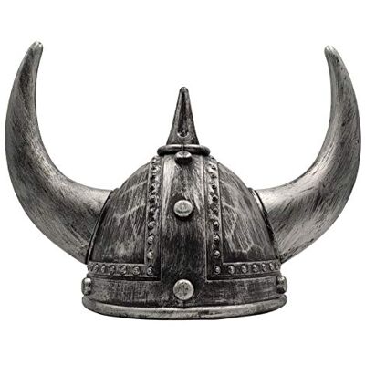 LOOYAR Capacete viking medieval da idade viking com chifres da idade média berserker guerreiro chapéu chapéu de cavalete adulto brinquedo para jogos de batalha Halloween Cosplay LARP prata LOOYAR Capacete viking medieval da idade viking com chifres da idade média berserker guerreiro chapéu chapéu de cavalete adulto brinquedo para jogos de batalha Halloween Cosplay LARP prata