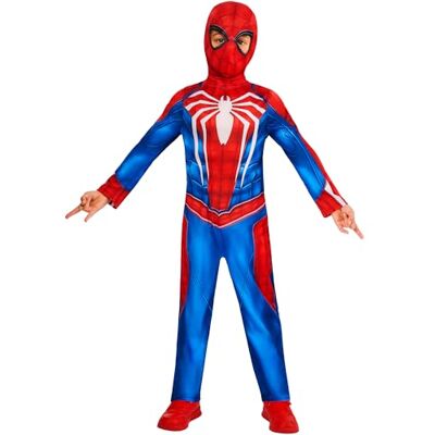 Rubies RUBIE'S Marvel disfarce de Spider-Man Gamerverse para crianças, tamanho 5-6 anos, Halloween Rubies RUBIE'S Marvel disfarce de Spider-Man Gamerverse para crianças, tamanho 5-6 anos, Halloween
