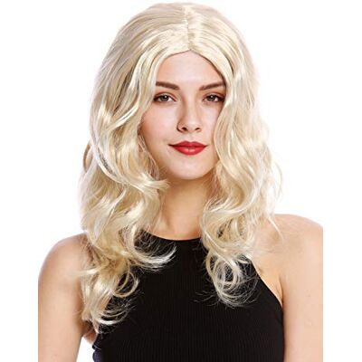 WIG ME UP 90831-ZA83 Peruca de mulher para carnaval Halloween longo ondulado riscas meio loiro WIG ME UP 90831-ZA83 Peruca de mulher para carnaval Halloween longo ondulado riscas meio loiro