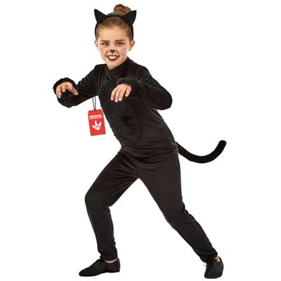 Fun Shack disfarce gato menina, disfarce animal Halloween menina, XL Fun Shack disfarce gato menina, disfarce animal Halloween menina, XL
