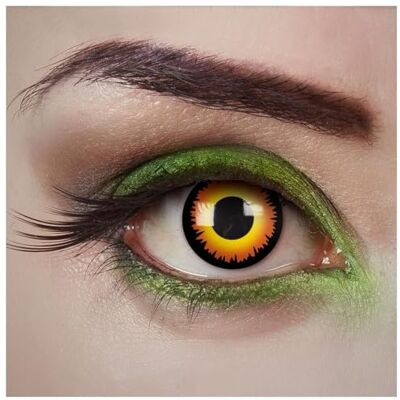 aricona Lentes de contacto coloridas lentes diárias lentes de contacto laranja para o Halloween e festas de fantasia aricona Lentes de contacto coloridas lentes diárias lentes de contacto laranja para o Halloween e festas de fantasia