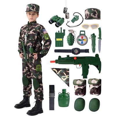 Spooktacular Creations Traje de forças especiais do exército de Boy Boy Spooktacular Spooktacular Creations Traje de forças especiais do exército de Boy Boy Spooktacular