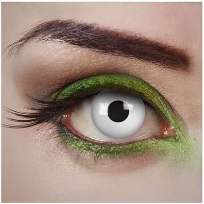 aricona Lentes de contacto coloridas lentes diárias lentes de contacto brancas para o Halloween e festas de disfarces aricona Lentes de contacto coloridas lentes diárias lentes de contacto brancas para o Halloween e festas de disfarces