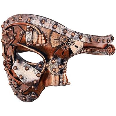 Balinco Meia máscara steampunk (ouro/bronze) Balinco Meia máscara steampunk (ouro/bronze)