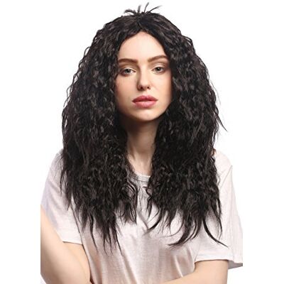WIG ME UP 91129-ZA 1 peruca carnaval Halloween mulheres selvagem melena ondulada volumosa caracóis preto latina das Caraíbas WIG ME UP 91129-ZA 1 peruca carnaval Halloween mulheres selvagem melena ondulada volumosa caracóis preto latina das Caraíbas