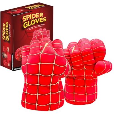 Original Cup Luvas de boxe gigantes de Spider super-heróis brinquedos para crianças, punho de espuma com correias, cosplay jogos disfarce OriginalCup® Original Cup Luvas de boxe gigantes de Spider super-heróis brinquedos para crianças, punho de espuma com correias, cosplay jogos disfarce OriginalCup®