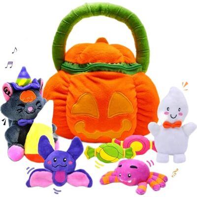 JOYIN Primeiro conjunto de conjunto de bebé brinquedos de abóbora Halloween para decoração suprimentos para escola festas bolsas de presentes preenchidos prémios golosinas JOYIN Primeiro conjunto de conjunto de bebé brinquedos de abóbora Halloween para decoração suprimentos para escola festas bolsas de presentes preenchidos prémios golosinas