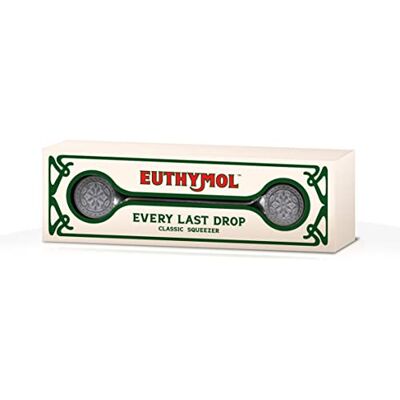 Euthymol Classic Toothpaste Squeezer x 1, espremedor de pasta de dentes, dispensador de roletes, tubo de plástico de alumínio, pasta de dentes, acessório de casa de banho Euthymol Classic Toothpaste Squeezer x 1, espremedor de pasta de dentes, dispensador de roletes, tubo de plástico de alumínio, pasta de dentes, acessório de casa de banho