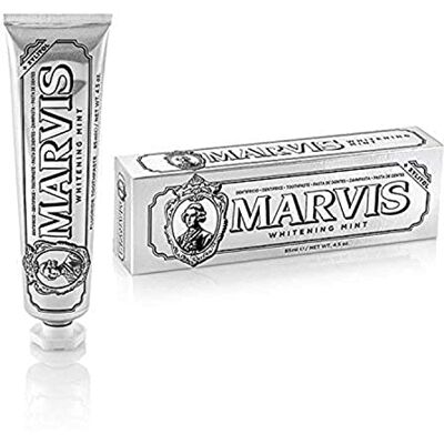 Marvis Creme Dental Blanquear Mint, pack de 2 (2 x 85 ml) Marvis Creme Dental Blanquear Mint, pack de 2 (2 x 85 ml)