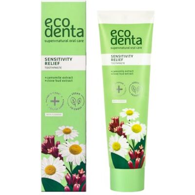 ECODENTA Pasta dentífrica desinfetante com calident, extrato de camomila, extrato de cravo 100 ml ECODENTA Pasta dentífrica desinfetante com calident, extrato de camomila, extrato de cravo 100 ml