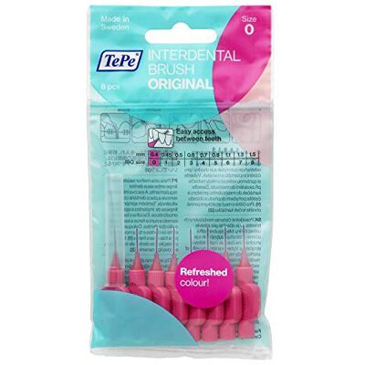 TePe Escova interdental 0,4 mm tamanho 0 original TePe Escova interdental 0,4 mm tamanho 0 original