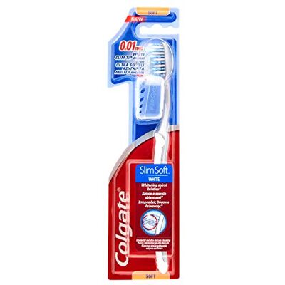 Colgate Escova de dentes Slim Soft White Colgate Escova de dentes Slim Soft White