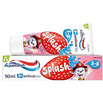 Aquafresh Kids Splash pasta de dentes morango 50 ml Aquafresh Kids Splash pasta de dentes morango 50 ml