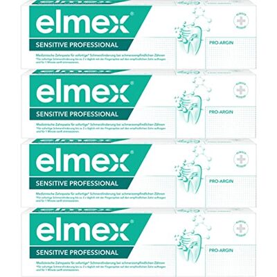 ELMEX 4 pasta dentífrica Sensitive Professional para dentes sensíveis, 75 ml ELMEX 4 pasta dentífrica Sensitive Professional para dentes sensíveis, 75 ml