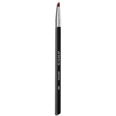 Sigma E05 Escova de delineador de olhos fina com ponta fina e cónica para uma aplicação precisa de delineador de olhos líquido ou gel ao longo das linhas das pestanas, escova de Sigma E05 Escova de delineador de olhos fina com ponta fina e cónica para uma aplicação precisa de delineador de olhos líquido ou gel ao longo das linhas das pestanas, escova de
