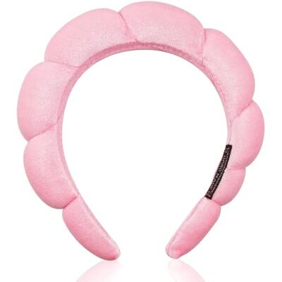 DRESHOW Diadema Spa para Mulheres Diadema com Esponja para Lavar o Rosto Nuvens Suave Tecido de Cacho Diademas para o Cuidado da Pele Maquilhagem DRESHOW Diadema Spa para Mulheres Diadema com Esponja para Lavar o Rosto Nuvens Suave Tecido de Cacho Diademas para o Cuidado da Pele Maquilhagem