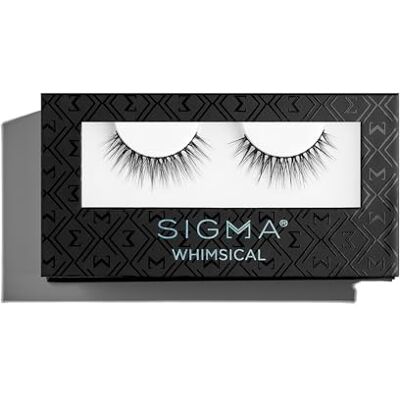 Sigma False Eyelashes Whimsical Pestanas postiças Airy, Wispy Natural Looking Falsies Mistura com pestanas reais Pestanas de seda sintética veganas Sigma False Eyelashes Whimsical Pestanas postiças Airy, Wispy Natural Looking Falsies Mistura com pestanas reais Pestanas de seda sintética veganas