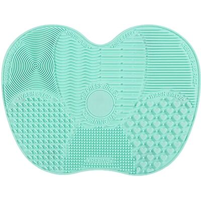 KUKA Tapete de limpeza de silicone para pincéis de maquilhagem (Mint) KUKA Tapete de limpeza de silicone para pincéis de maquilhagem (Mint)