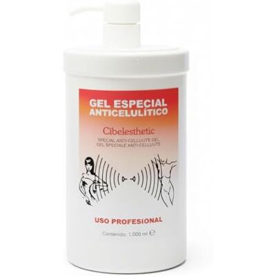 Cibelesthetic Emulsão gelada condutora anticelulite 1000 ml, ativo redutor e renante, para radiofrequência, cavitação, HIFU e diatermia, formato profissional Cibelesthetic Emulsão gelada condutora anticelulite 1000 ml, ativo redutor e renante, para radiofrequência, cavitação, HIFU e diatermia, formato profissional