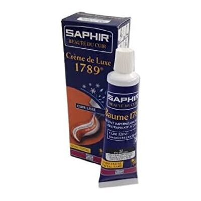 SAPHIR Crème de Luxe 1789 50 ml Creme Nutritivo, Recolorante e Impermeabilizante para Couro SAPHIR Crème de Luxe 1789 50 ml Creme Nutritivo, Recolorante e Impermeabilizante para Couro