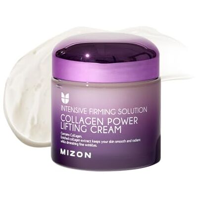 MIZON Creme Hidratante Intensivo Power Lifting de Colágeno (75ml) com 75% de Extrato de Colágeno Marinho, Cosmético Coreano (Creme Power Lifting de Colágeno) MIZON Creme Hidratante Intensivo Power Lifting de Colágeno (75ml) com 75% de Extrato de Colágeno Marinho, Cosmético Coreano (Creme Power Lifting de Colágeno)