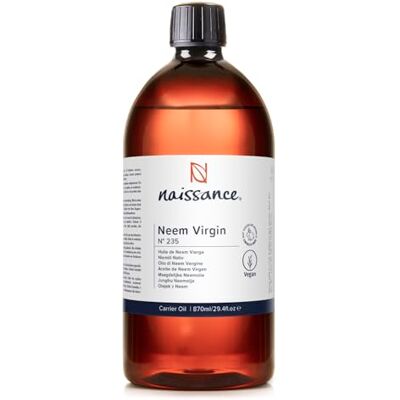Naissance Óleo Vegetal de Neem (N.º ) 870ml Virgem, Natural, Prensado a Frio, Vegano e não OGM Para a Pele, Cabelo, Plantas Naissance Óleo Vegetal de Neem (N.º ) 870ml Virgem, Natural, Prensado a Frio, Vegano e não OGM Para a Pele, Cabelo, Plantas