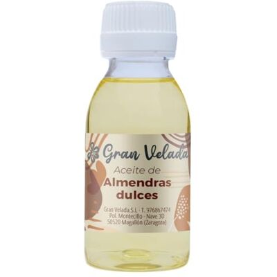 GRAN VELADA Óleo de amêndoa doce premium para cosméticos artesanais, emoliente e nutritivo, rico em ácidos gordos e vitaminas A, B e E, 1000 ml GRAN VELADA Óleo de amêndoa doce premium para cosméticos artesanais, emoliente e nutritivo, rico em ácidos gordos e vitaminas A, B e E, 1000 ml