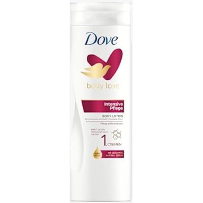 Dove Loção corporal intensiva cuidado para peles muito secas com 3 vezes mais humidade 400 ml 1 unidade Dove Loção corporal intensiva cuidado para peles muito secas com 3 vezes mais humidade 400 ml 1 unidade