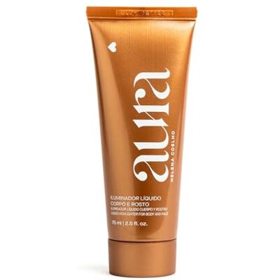 O BOTICARIO O Boticário Aura by Helena Coelho Iluminador corporal e facial 75 ml Body Glow Hidratante Highlighter de rosto e corpo, vegano, textura leve, absorção rápida, efeito refrescante O BOTICARIO O Boticário Aura by Helena Coelho Iluminador corporal e facial 75 ml Body Glow Hidratante Highlighter de rosto e corpo, vegano, textura leve, absorção rápida, efeito refrescante