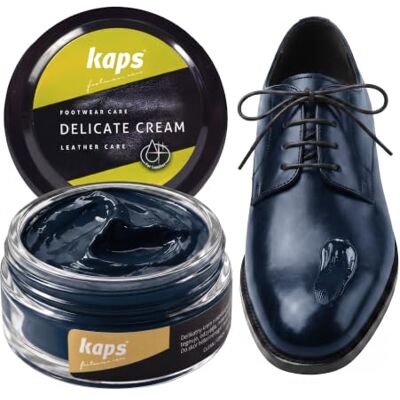 Kaps Creme para cuidados com o sapato, cuidado intensivo e nutritivo com o couro, delicado, 70 cores Cuidado intensivo y nutritivo del cuero y del calzado, 70 colores Kaps Creme para cuidados com o sapato, cuidado intensivo e nutritivo com o couro, delicado, 70 cores Cuidado intensivo y nutritivo del cuero y del calzado, 70 colores