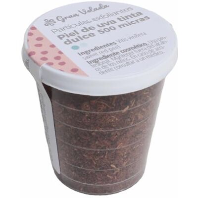 GRAN VELADA Partículas esfoliantes de pele de uva tinta doce 500 Micras GRAN VELADA Partículas esfoliantes de pele de uva tinta doce 500 Micras