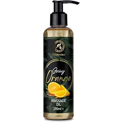 Trust Óleo de massagem laranja 200 ml 100 % puro cosmética natural óleo de aroma suave de massagem corporal de laranja aroma relaxante bom sonho calmante Trust Óleo de massagem laranja 200 ml 100 % puro cosmética natural óleo de aroma suave de massagem corporal de laranja aroma relaxante bom sonho calmante