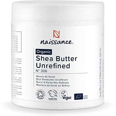 Naissance - No.306 Manteiga de karité orgânica - 500g - Certificada Orgânica - Creme corporal Naissance - No.306 Manteiga de karité orgânica - 500g - Certificada Orgânica - Creme corporal