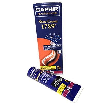 SAPHIR Crème de Luxe 1789 50 ml Creme Nutritivo, Recolorante e Impermeabilizante para Couro SAPHIR Crème de Luxe 1789 50 ml Creme Nutritivo, Recolorante e Impermeabilizante para Couro