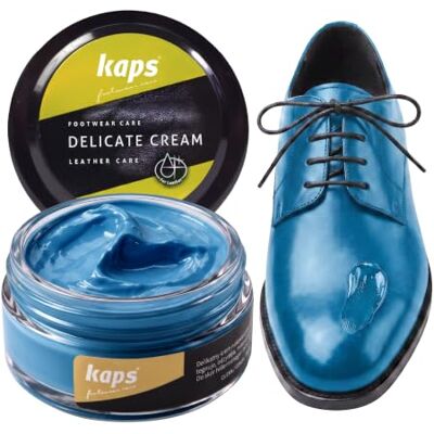 Kaps Creme para cuidados com o sapato, cuidado intensivo e nutritivo com o couro, delicado, 70 cores Cuidado intensivo y nutritivo del cuero y del calzado, 70 colores Kaps Creme para cuidados com o sapato, cuidado intensivo e nutritivo com o couro, delicado, 70 cores Cuidado intensivo y nutritivo del cuero y del calzado, 70 colores