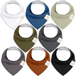 KeaBabies Pack de 8 Toalhetes Triangulares para Bebé Menino, Menina Babetes Bandana Unisex, Bandanas para Bebé Super Absorventes, Babetes para Bebé em Algodão Orgânico, Bandanas para Bebé para Recém-Nascidos KeaBabies Pack de 8 Toalhetes Triangulares para Bebé Menino, Menina Babetes Bandana Unisex, Bandanas para Bebé Super Absorventes, Babetes para Bebé em Algodão Orgânico, Bandanas para Bebé para Recém-Nascidos