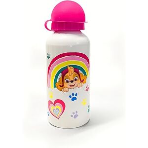 Stor Garrafa de água para menina da patrulha canina, Skye & Everest, garrafa rosa para crianças, 400 ml, à prova de fugas, alumínio, ideia de presente de Natal, aniversário, escolaridade Stor Garrafa de água para menina da patrulha canina, Skye & Everest, garrafa rosa para crianças, 400 ml, à prova de fugas, alumínio, ideia de presente de Natal, aniversário, escolaridade