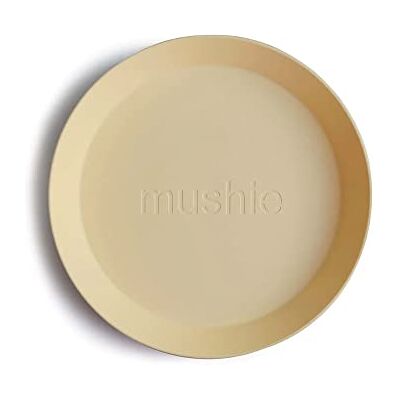 mushie Pratos redondos para crianças, conjunto de 2, reutilizáveis sem BPA, adequados para máquina de lavar louça e micro-ondas, fabricados na Dinamarca, Daffodil mushie Pratos redondos para crianças, conjunto de 2, reutilizáveis sem BPA, adequados para máquina de lavar louça e micro-ondas, fabricados na Dinamarca, Daffodil