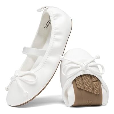 DREAM PAIRS Bailarinas Menina Sapatos Rasos Menina Princesa Mary Jane com Palmilhas Macias Sola Antiderrapante Detalle lazo, plantilla látex, talón acolchado, suela TPR antideslizante, estilo madre-hija. DREAM PAIRS Bailarinas Menina Sapatos Rasos Menina Princesa Mary Jane com Palmilhas Macias Sola Antiderrapante Detalle lazo, plantilla látex, talón acolchado, suela TPR antideslizante, estilo madre-hija.