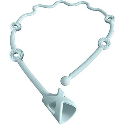 Gelinor Correia para utensílios de bebé, acessórios para cadeira alta e ajuda de alimentação para manter a colher à mão e fora do chão (éter) Gelinor Correia para utensílios de bebé, acessórios para cadeira alta e ajuda de alimentação para manter a colher à mão e fora do chão (éter)