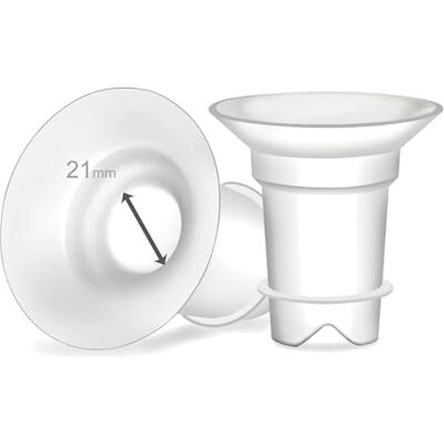 Maymom Inserção de flange de 21 mm, compatível com protetores / flanges de 24 mm de medela e spectra; reduz o túnel para 21 mm; compatível com Freestyle e copas Momcozy de 24 mm Maymom Inserção de flange de 21 mm, compatível com protetores / flanges de 24 mm de medela e spectra; reduz o túnel para 21 mm; compatível com Freestyle e copas Momcozy de 24 mm