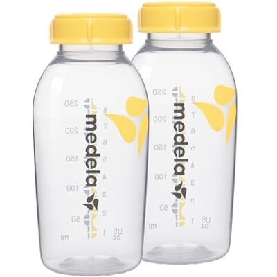 Medela Biberões para leite materno (250 ml, sem BPA, 2 unidades) Medela Biberões para leite materno (250 ml, sem BPA, 2 unidades)