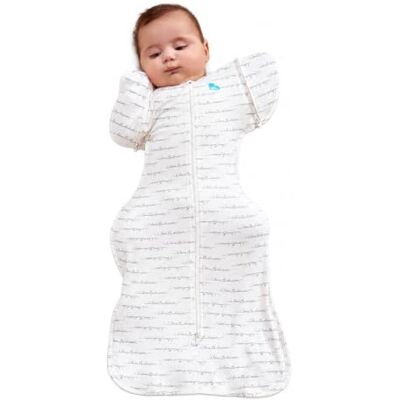 Love To Dream Saco de dormir Onesie, tamanho médio (6-8,5 kg), tecido ideal para temperaturas moderadas (20-27 °C), design patenteado de asas removíveis, White Dreamer Love To Dream Saco de dormir Onesie, tamanho médio (6-8,5 kg), tecido ideal para temperaturas moderadas (20-27 °C), design patenteado de asas removíveis, White Dreamer