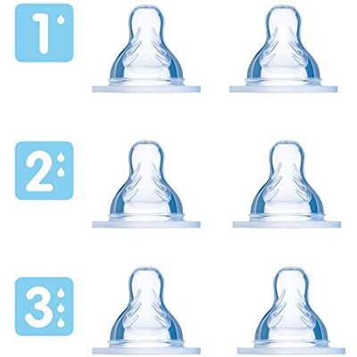 MAM Conjunto de 6 tetinas de seda para bebés a partir de 0 // tamanho 2 // grande 3 // 0 meses // conjunto de 6 unidades // ... MAM Conjunto de 6 tetinas de seda para bebés a partir de 0 // tamanho 2 // grande 3 // 0 meses // conjunto de 6 unidades // ...
