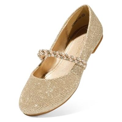 DREAM PAIRS Mary Jane Bailarinas menina Acabamento brilhante, fácil de colocar, palmilha acolchoada, ideal para a escola e festas. DREAM PAIRS Mary Jane Bailarinas menina Acabamento brilhante, fácil de colocar, palmilha acolchoada, ideal para a escola e festas.