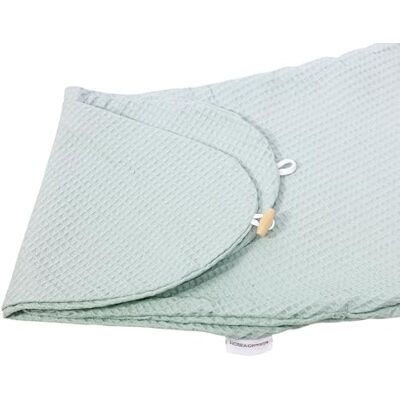 HOBEA-Germany Fronha de almofada de amamentação para almofadas de amamentação 190 cm desenhos (padrão de wafre cinzento-azulado) Funda de recambio para pequeños accidentes familiares, certificada OEKO-TEX® STANDARD 100. HOBEA-Germany Fronha de almofada de amamentação para almofadas de amamentação 190 cm desenhos (padrão de wafre cinzento-azulado) Funda de recambio para pequeños accidentes familiares, certificada OEKO-TEX® STANDARD 100.